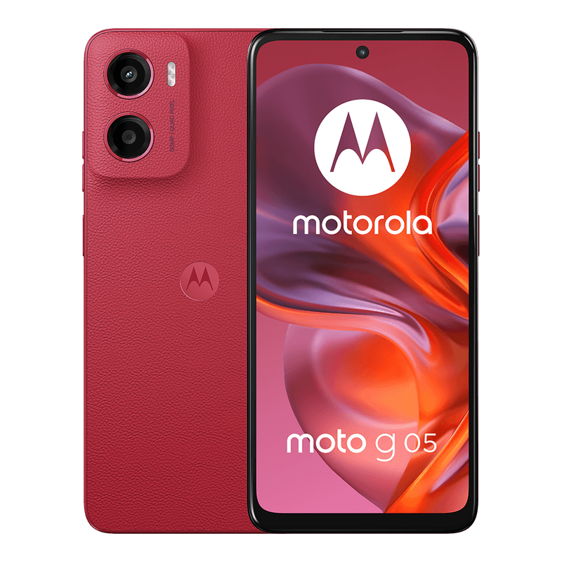Moto G05 4GB, 128GB - Rojo+ Servicio Maya Móvil Plus 3GB vigencia 30 días