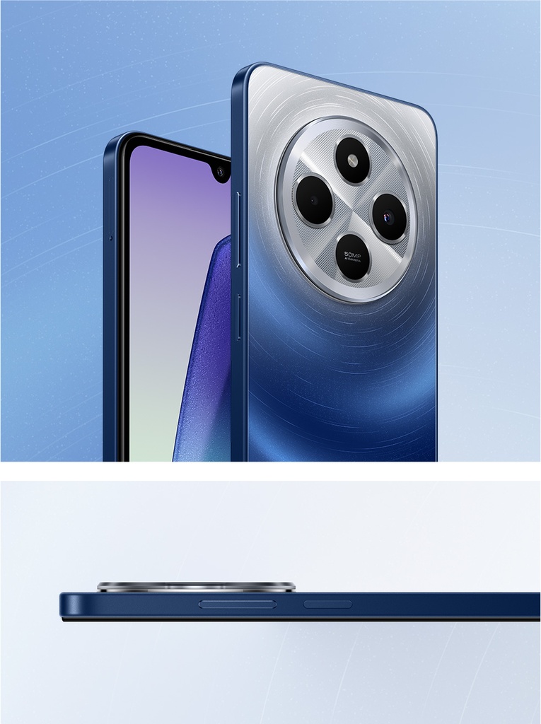 Plan anual Maya Móvil Standard 12GB + Equipo Xiaomi Redmi 14C 4GB, 128GB - Midnight Blue