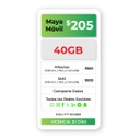 Celular HYLine Pro con Paquete Maya Móvil 205 - 6GB - 128GB -8MP/13MP - Android 13 - Negro