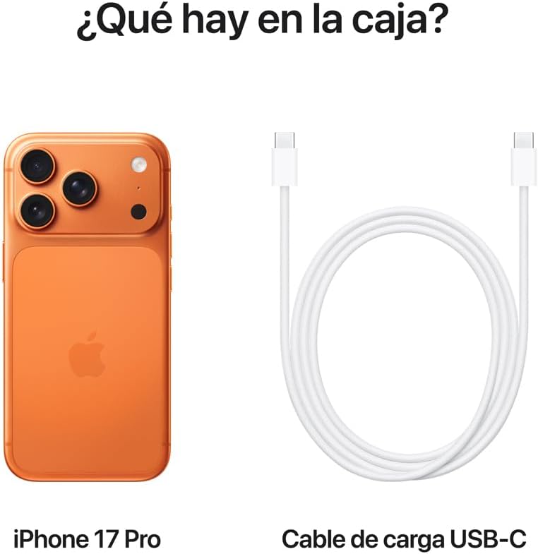 iPhone 17 Pro - Naranja Cosmico + SIMM Maya Móvil Eco 2GB por 30 días.