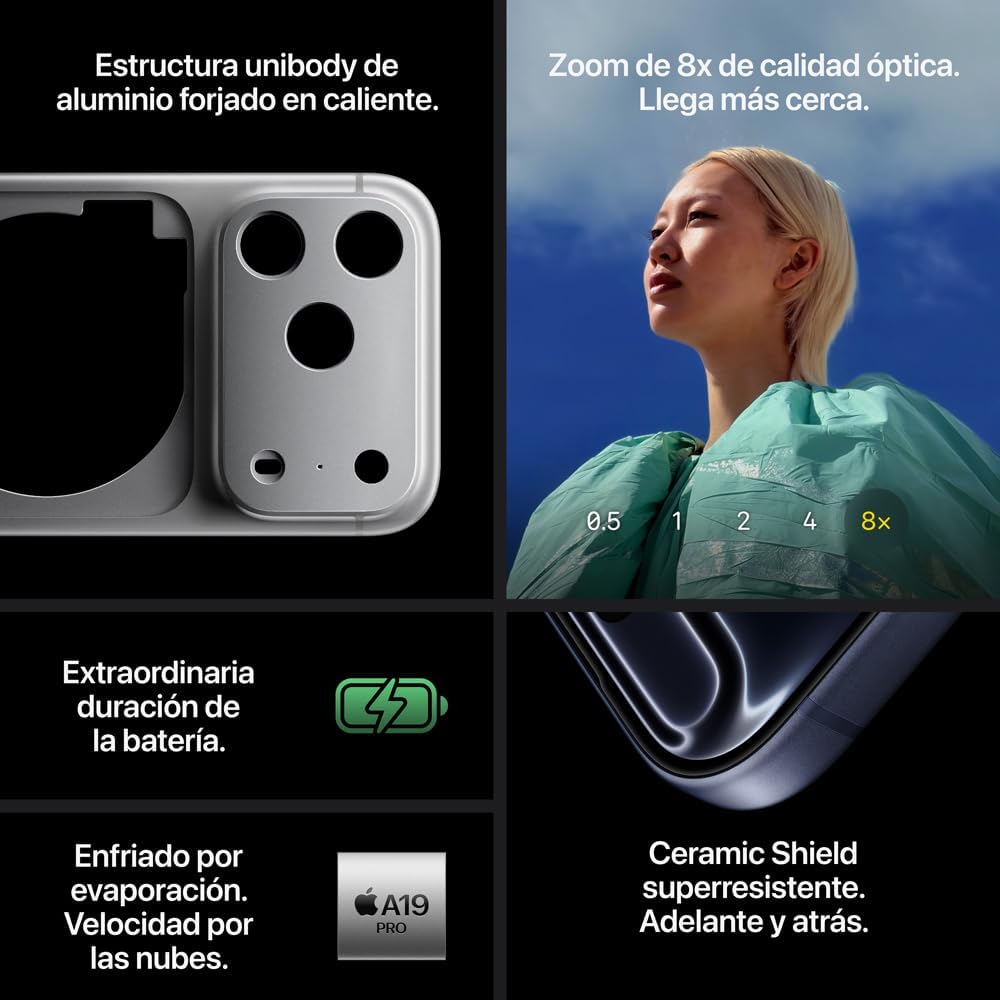 iPhone 17 Pro - Naranja Cosmico + SIMM Maya Móvil Eco 2GB por 30 días.