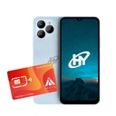 Smarphone HYLine Plus - Azul + SIMM Maya Móvil Eco 2GB por 30 días.