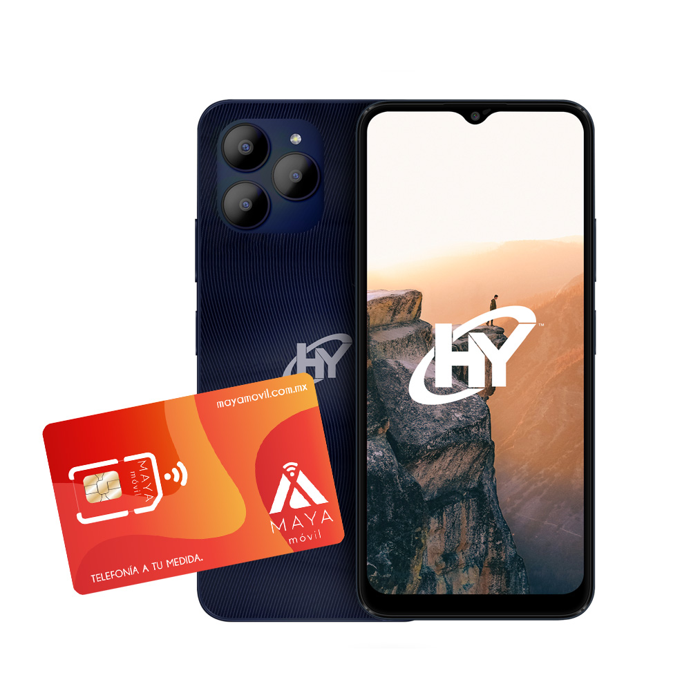 HYLine Plus  6.56&quot; HD, SC9863A1 Octa-Core Processor- Negro + Servicio Maya Móvil Pro