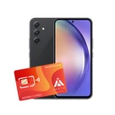Samsung A54 6GB 128GB Negro Reacondicionado Grado A + SIM Maya Móvil 2GB