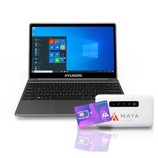 [14CB8S01/ZLT/BDL/NEW] Laptop HyBook Ereny Plus + MIFI Maya Movil con 10GB por 30 días.