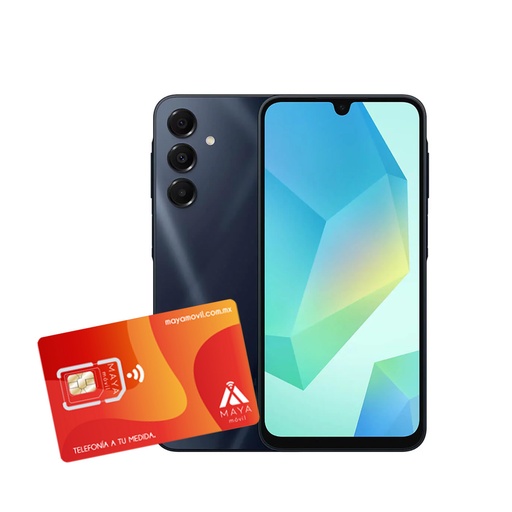 [SM-A165MZKGTPA/NEW] Samsung A16 6GB, 128GB - Black + Servicio Maya Móvil Pro