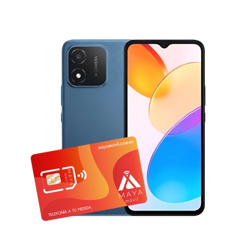 [6936520818525/NEW] Honor X5 2GB Ram 32GB, Azul + SIM Maya Móvil 2GB